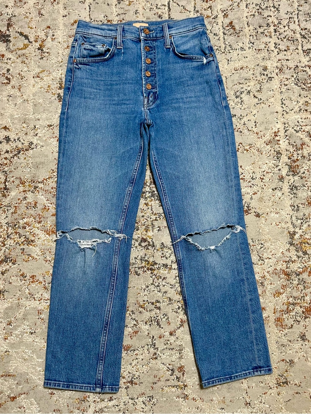 MOTHER The Pixie Tomcat Crop Jeans size 26 ankle length - Picture 12 of 12